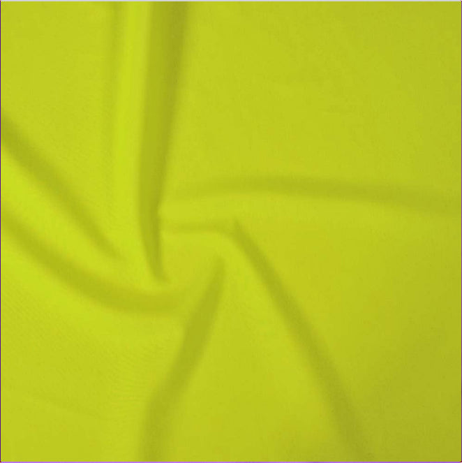 Flourescent Neon Yellow Sleeveless Dance Leotard for Girls